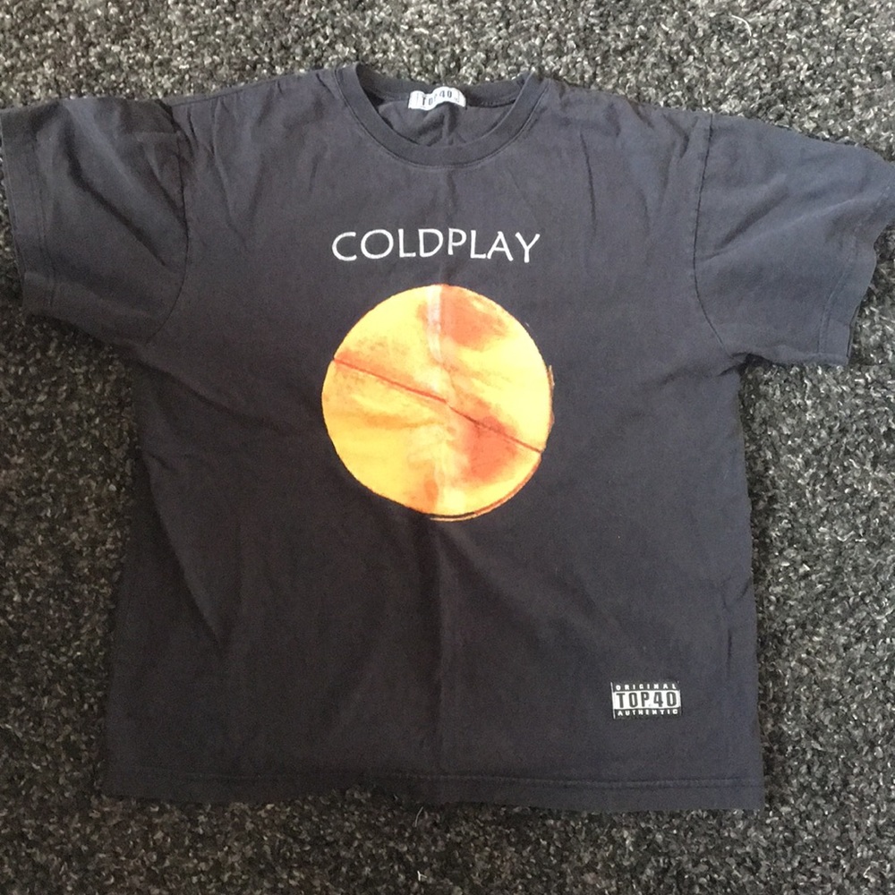 Vintage Coldplay Parachutes Concert Tee